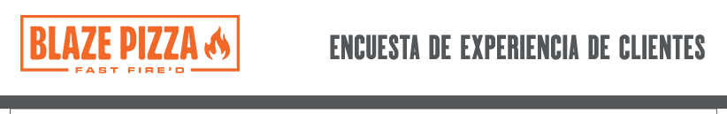 Encuesta de experiencia de clientes